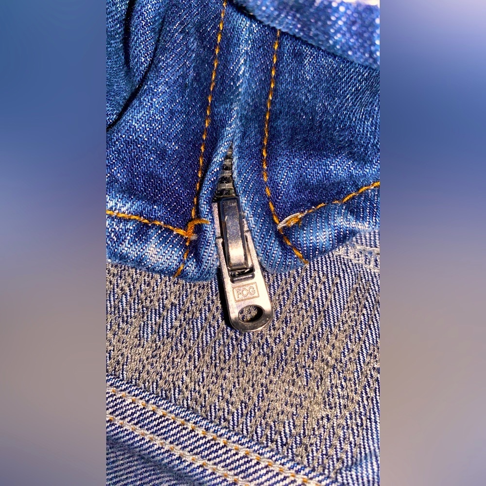 COPY - NEW W O T 🚨 Fear of god zipper ankle distressed by hand Japanese selvedge - Picture 3 of 17